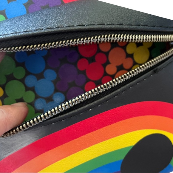 Loungefly Disney Pride Rainbow Backpack LGBTQ+ - Picture 7 of 9